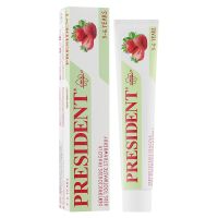 Зубная  паста "Президент" Kids 50мл клубника (от 3-х до 6 лет)